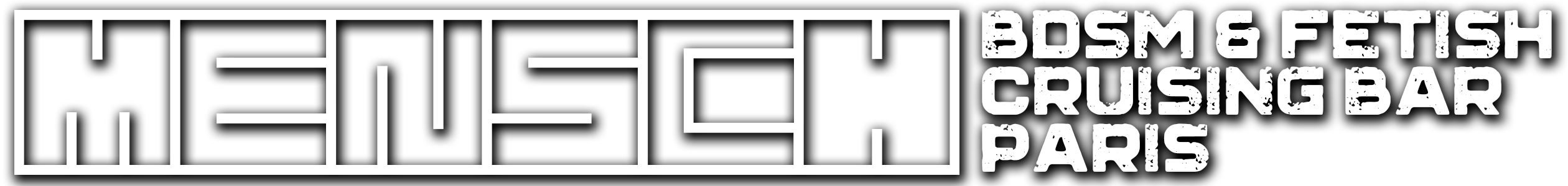 Mensch logo et sous-titre latéral