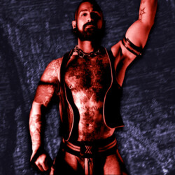 Mensch Dresscode gilet cuir